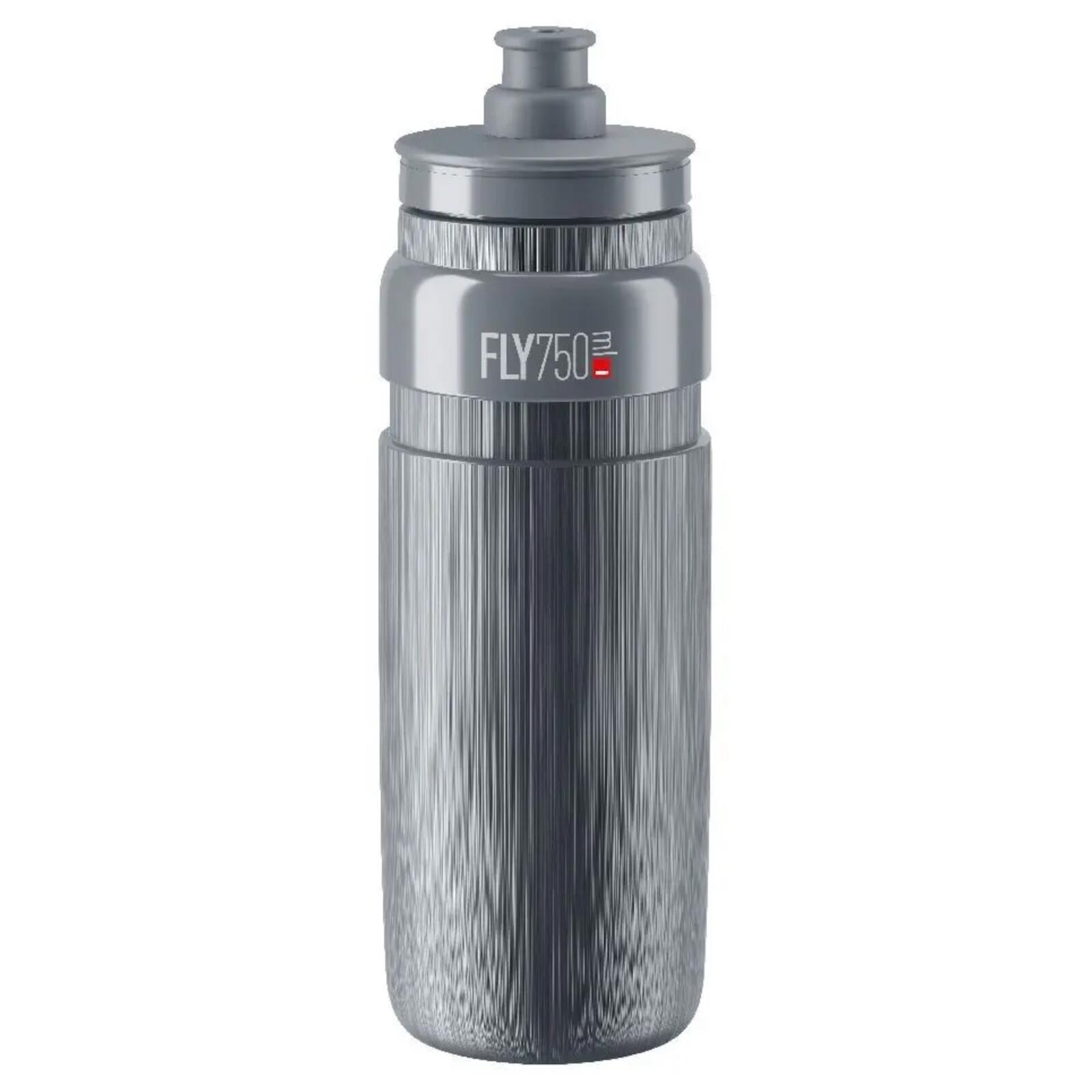 Bidon Elite FLY TEX 750 ml szary