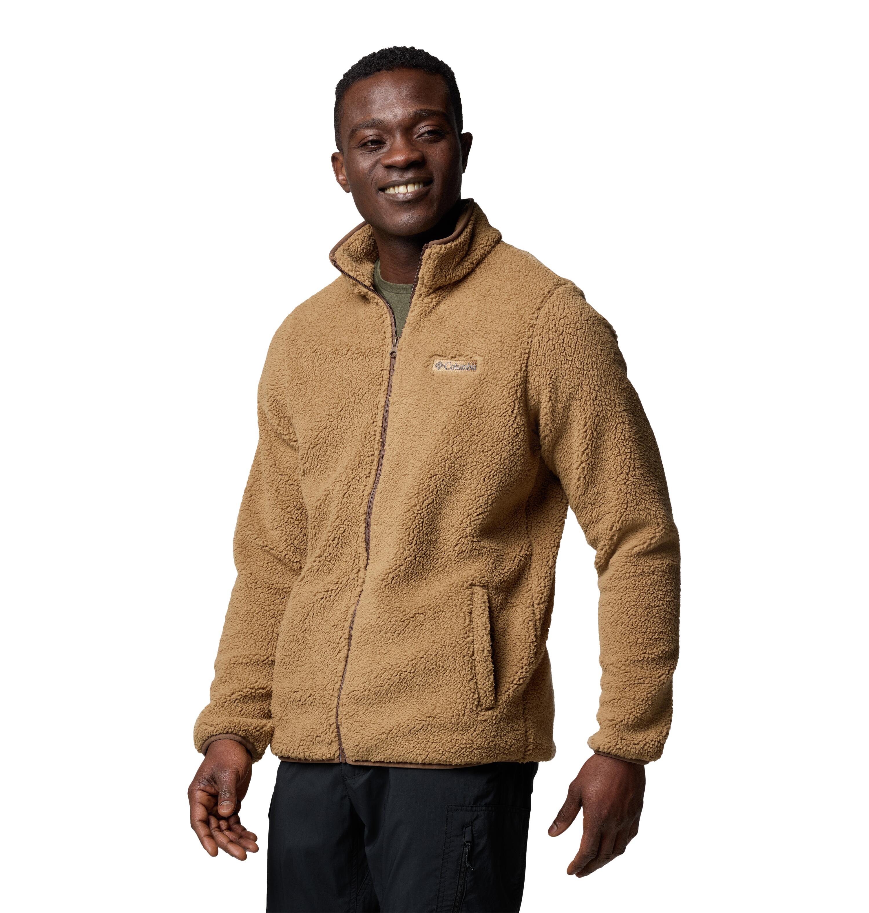 Rugged Ridge Iii Fleecejack Heren Lange rits fleece Delta, Dark Bro 2/4