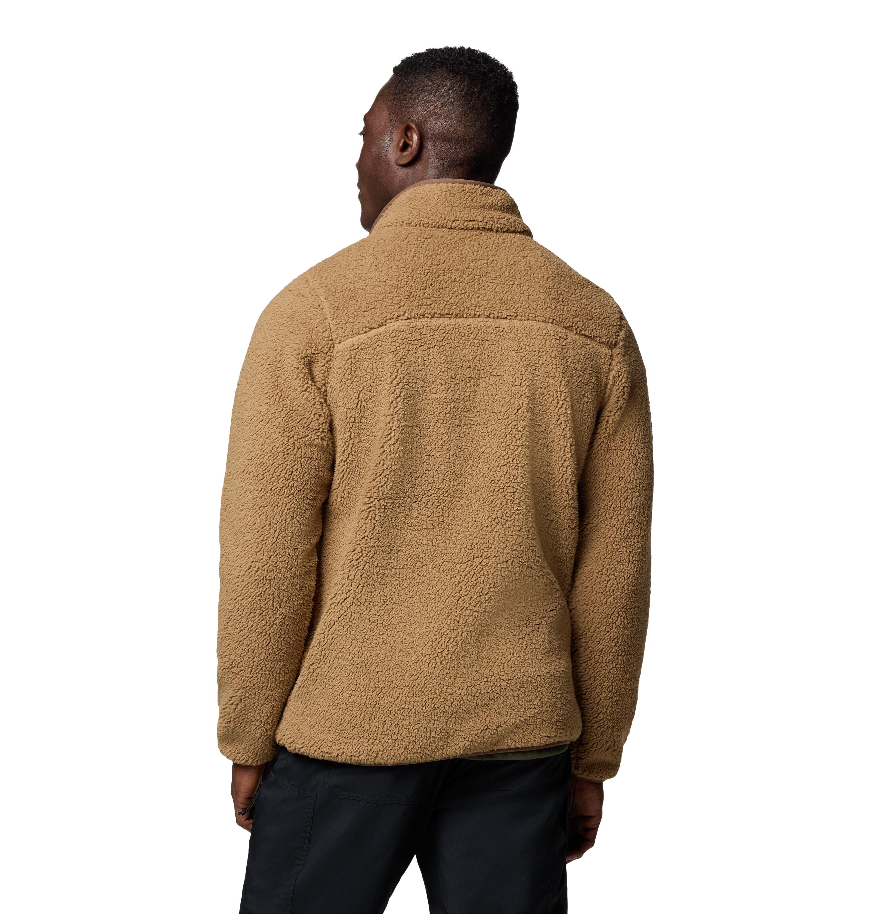 Rugged Ridge Iii Fleecejack Heren Lange rits fleece Delta, Dark Bro 3/4