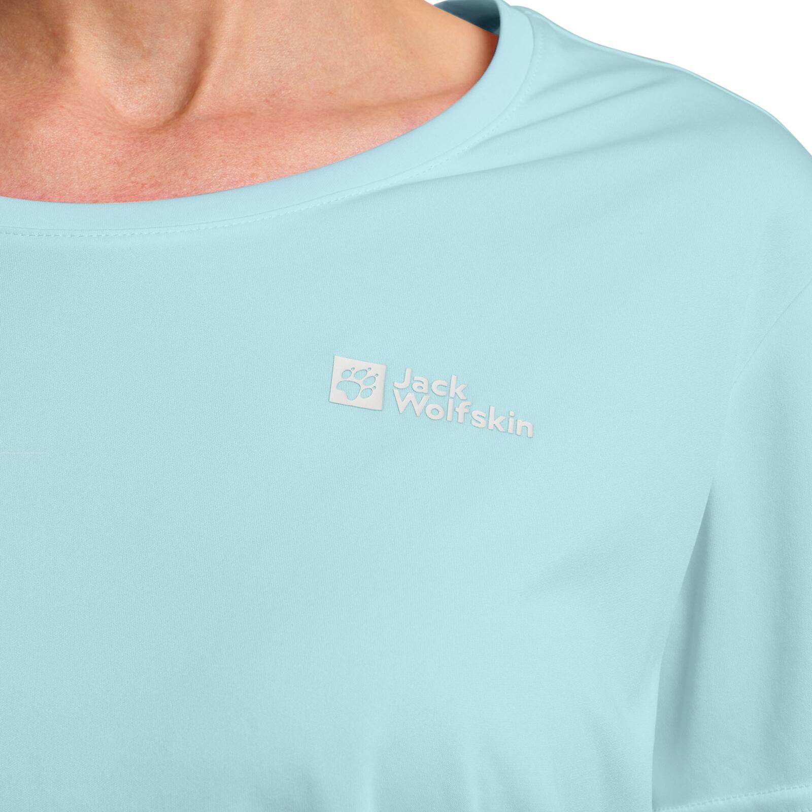 Jack Wolfskin Tech T-Shirt-Ice Blue 4/6