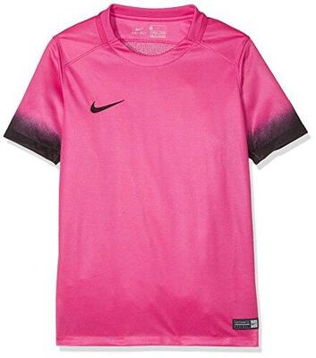 Nike t-shirt ss yth laser pr jay iii voor jongens in vivid pink/zwart