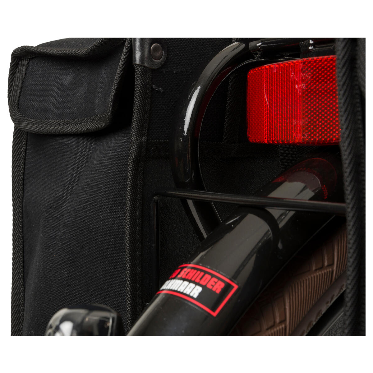 Sacoche double en toile Basics 65 L, noire 6/7