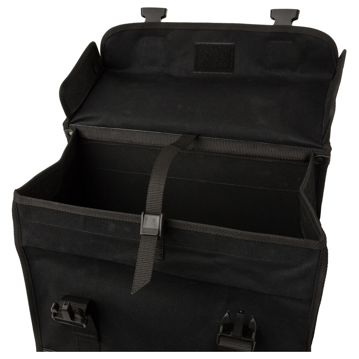 Sacoche double en toile Basics 65 L, noire 3/7