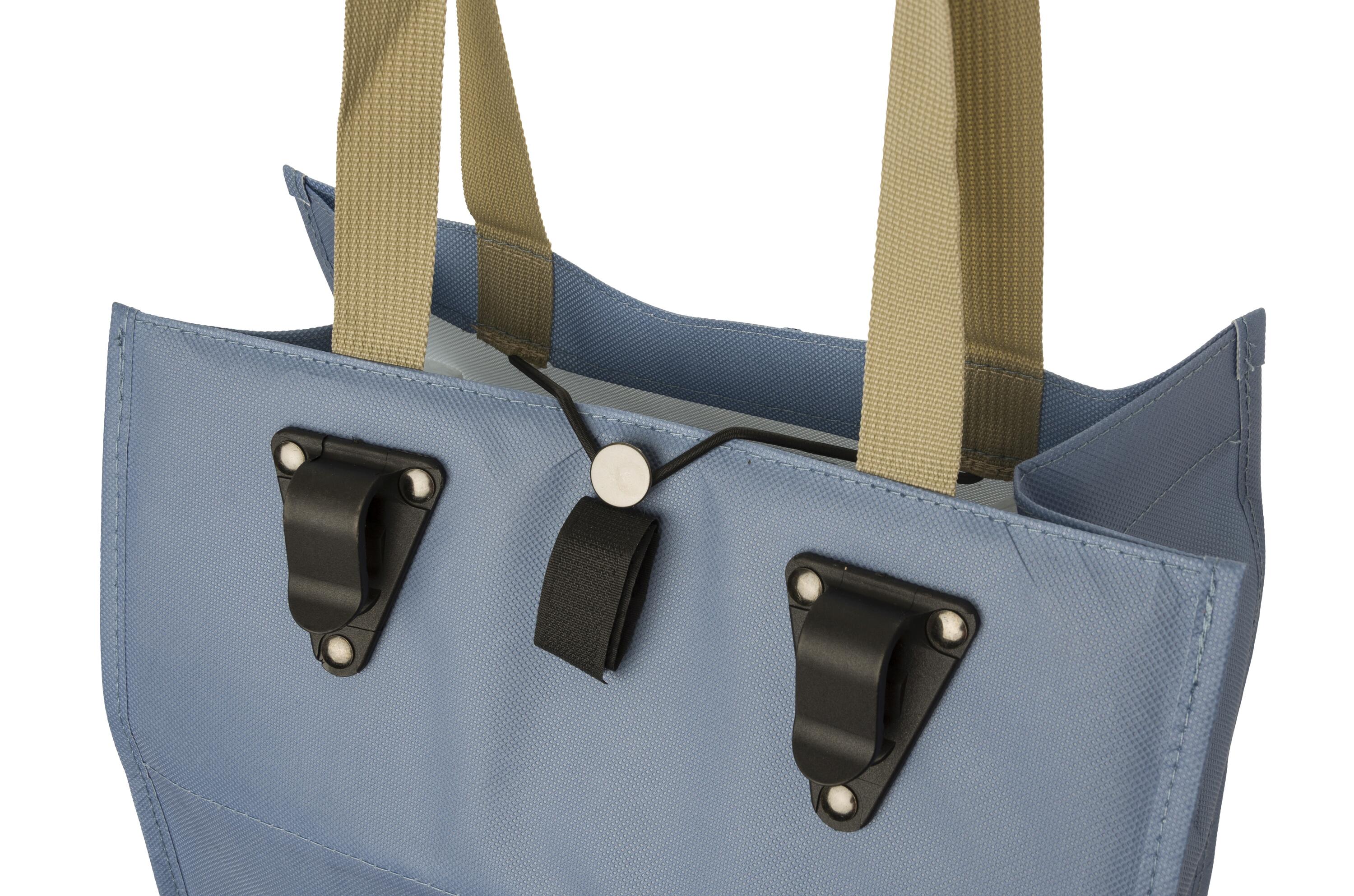 Sac fourre-tout pliable pour vélo Trend Blue 2/4
