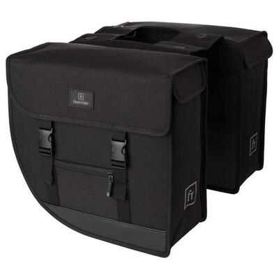 Bodyl hybride dubbele fietstas basics medium zwart