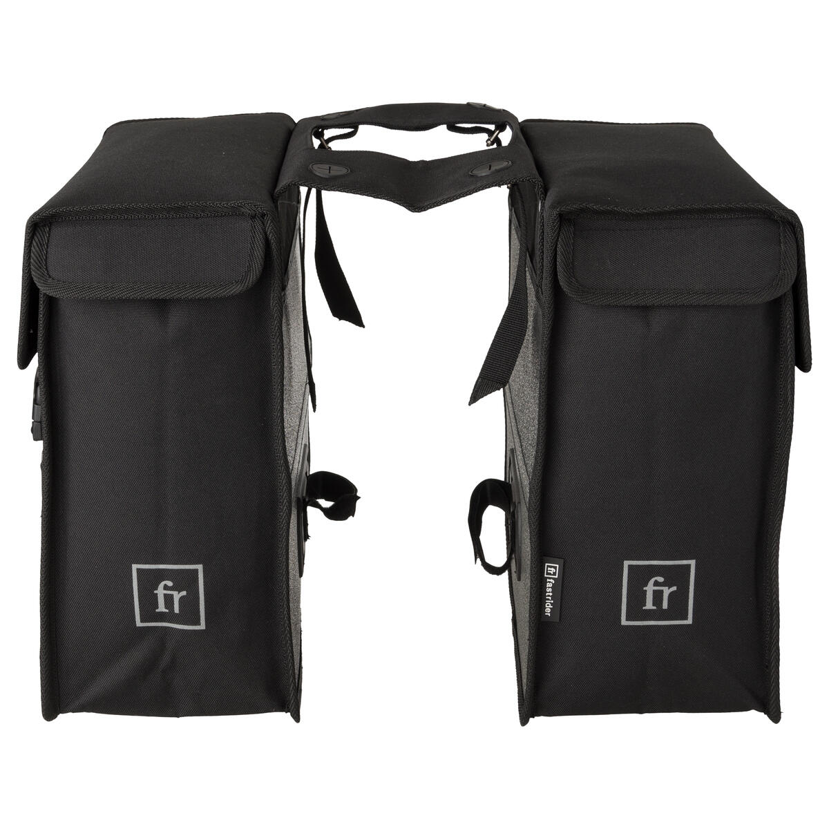 Bodyl Hybrid Doppel-Fahrradtasche Basics Medium Schwarz 2/7