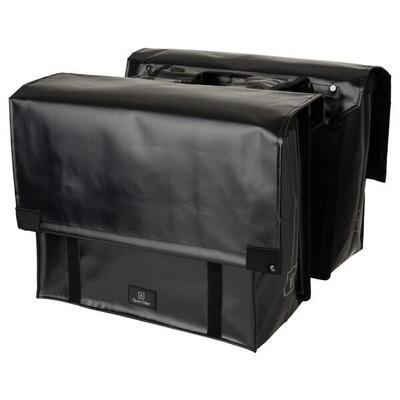 Tarpaulin cargo dubbele fietstas basics zwart