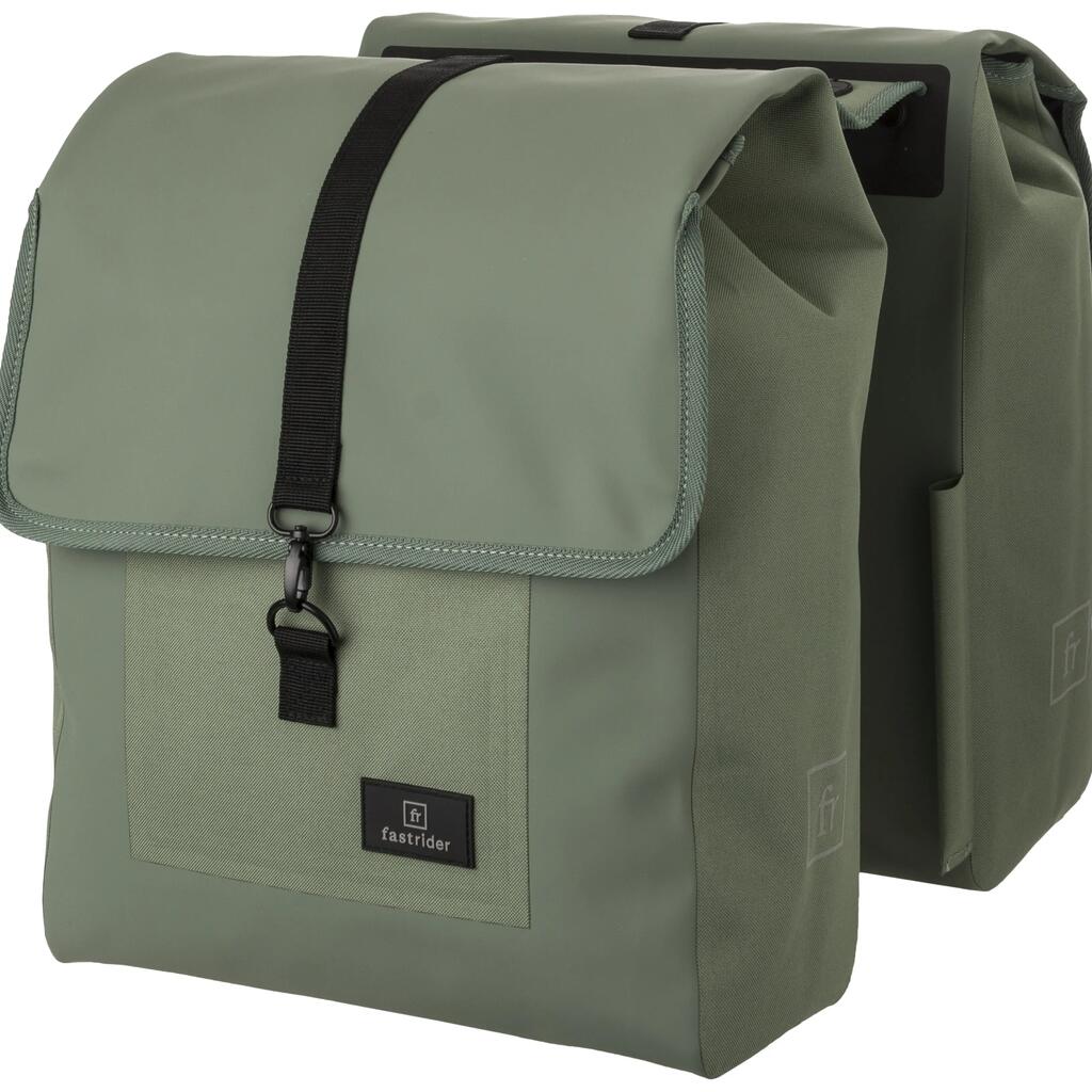 Fastrider JAXX DOUBLE BIKE BAG TREND EUCALYPTUS WATERPROOF