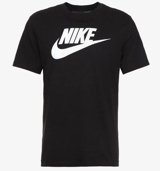 Nike Women's T-shirt Icon Futur Black/ White XL