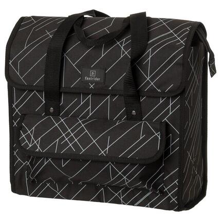 Torba rowerowa Shopper 23 l wodoodporna odblaskowa do e-bike