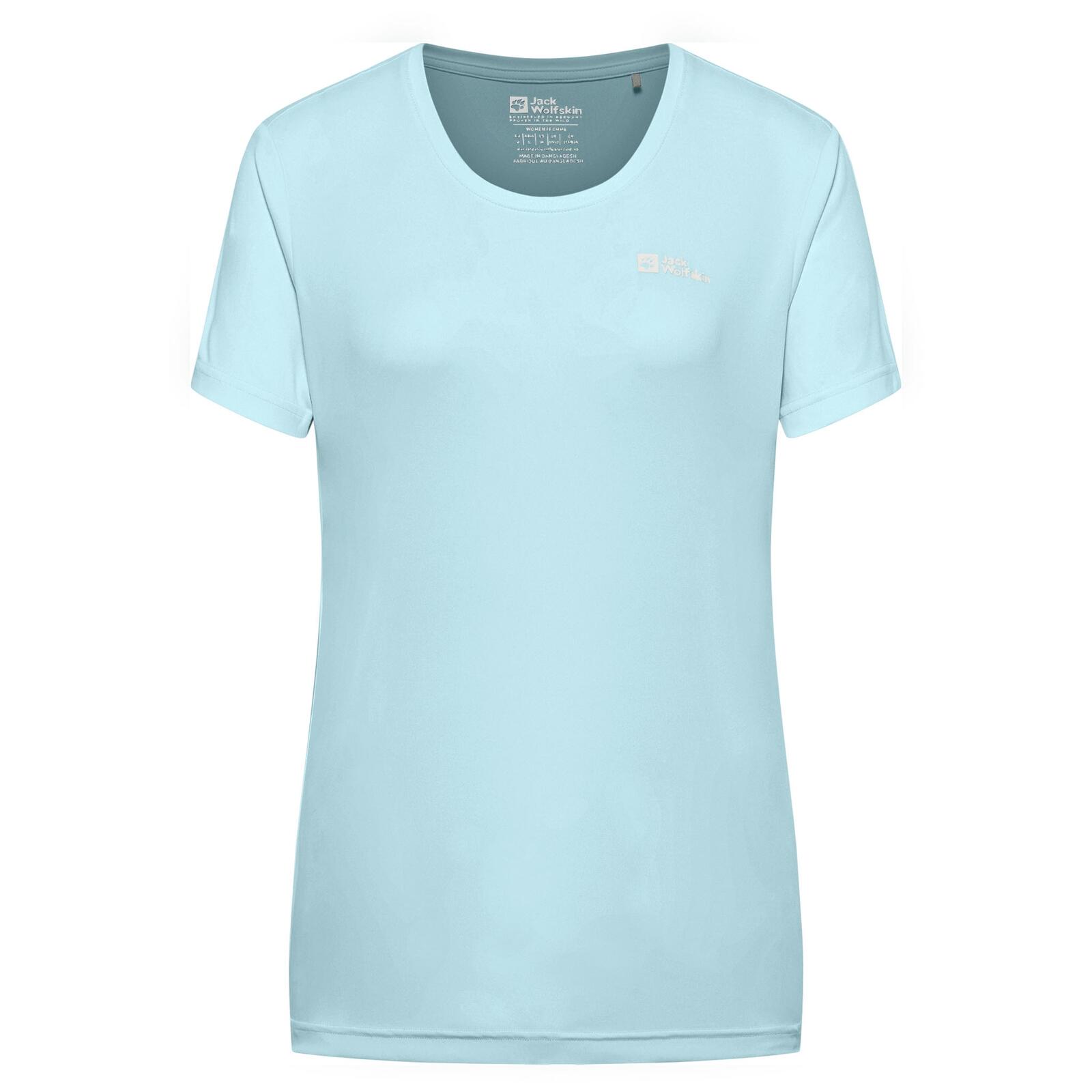 JACK WOLFSKIN Jack Wolfskin Tech T-Shirt-Ice Blue