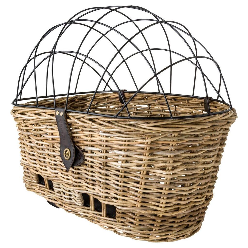 Fastrider Jale Rattan Dog Bike Basket KLICKfix