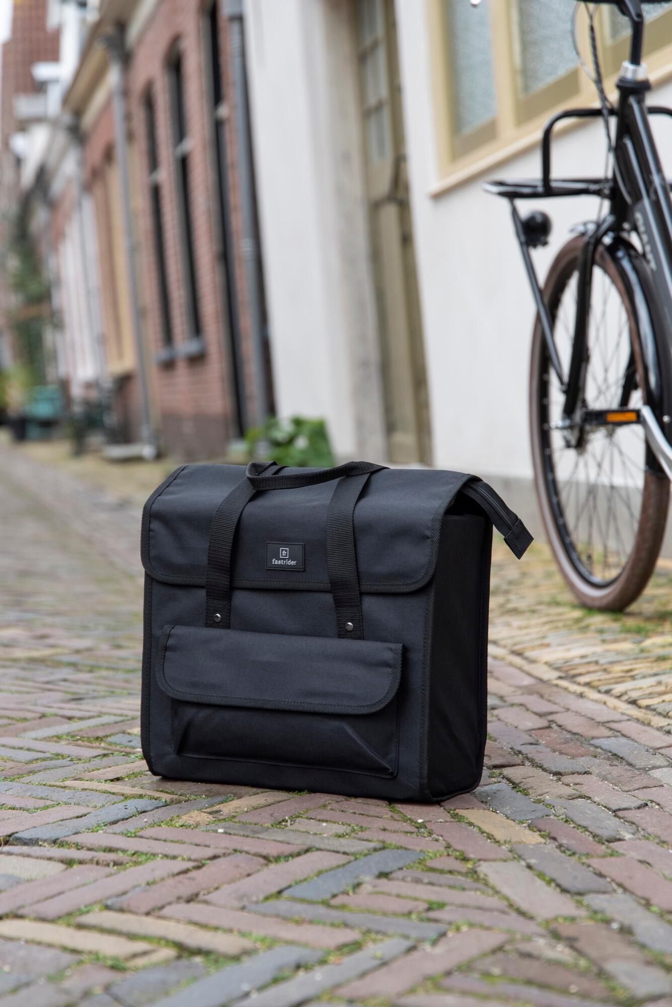 Sacoche de vélo Lasse Luxe Shopper Basics Noir 6/7