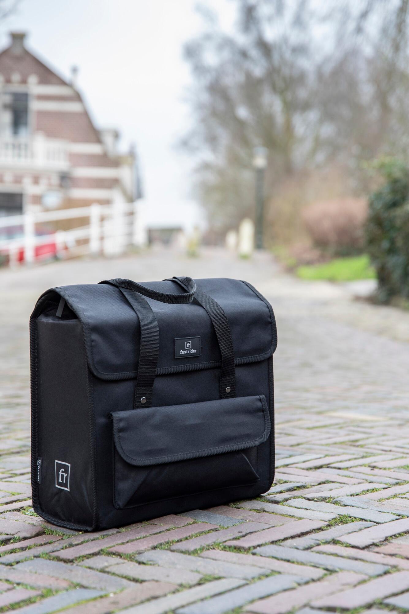 Sacoche de vélo Lasse Luxe Shopper Basics Noir 7/7