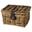 Fastrider SERA BASKET RATTAN SMALL BROWN WITH LID