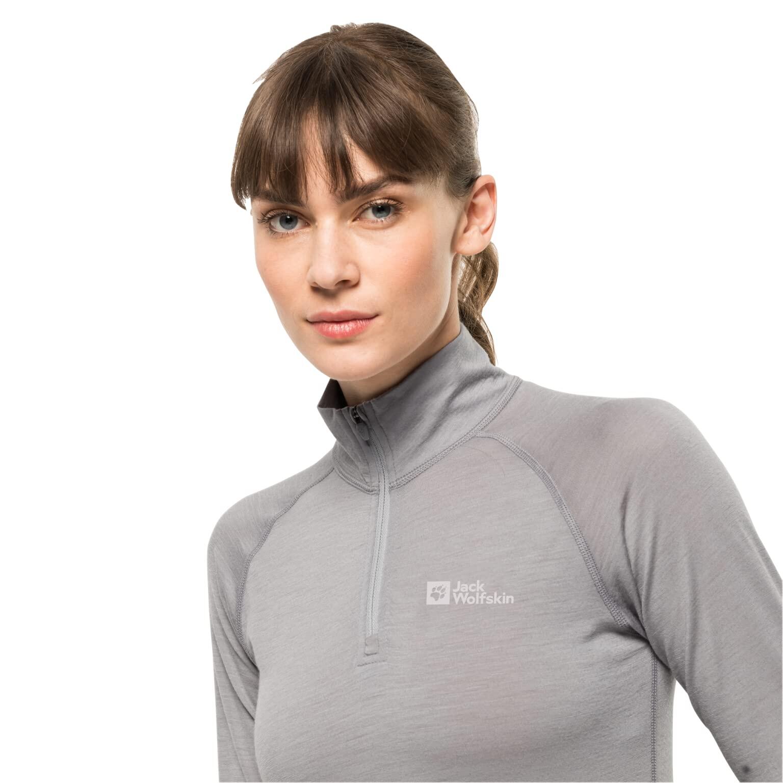 Jack Wolfskin Alpspitze Felpa Grigio Melange XS 5/6