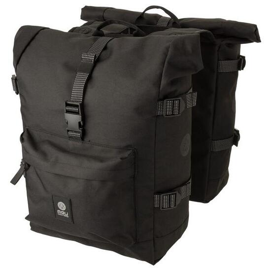 H2O Roll-Top II Bolsa para bicicleta doble Urban Black