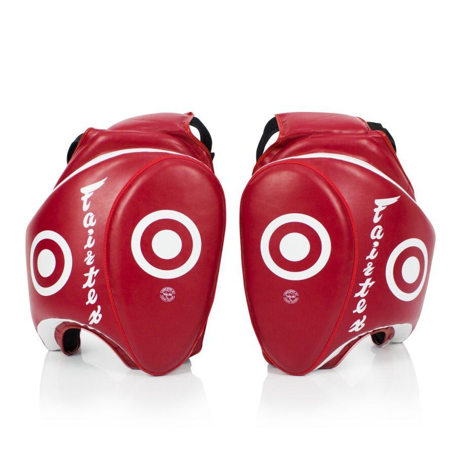 Fairtex TP3 Oberschenkelschoner, Trittpratze in Rot 3/3