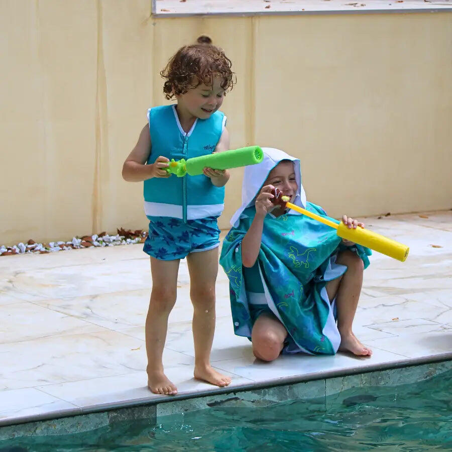 Maillot de bain flottant garçon Tortue PLOUF Decathlon