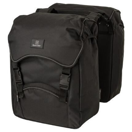 Unibag Traffic Dubbele Fietstas Basics Zwart