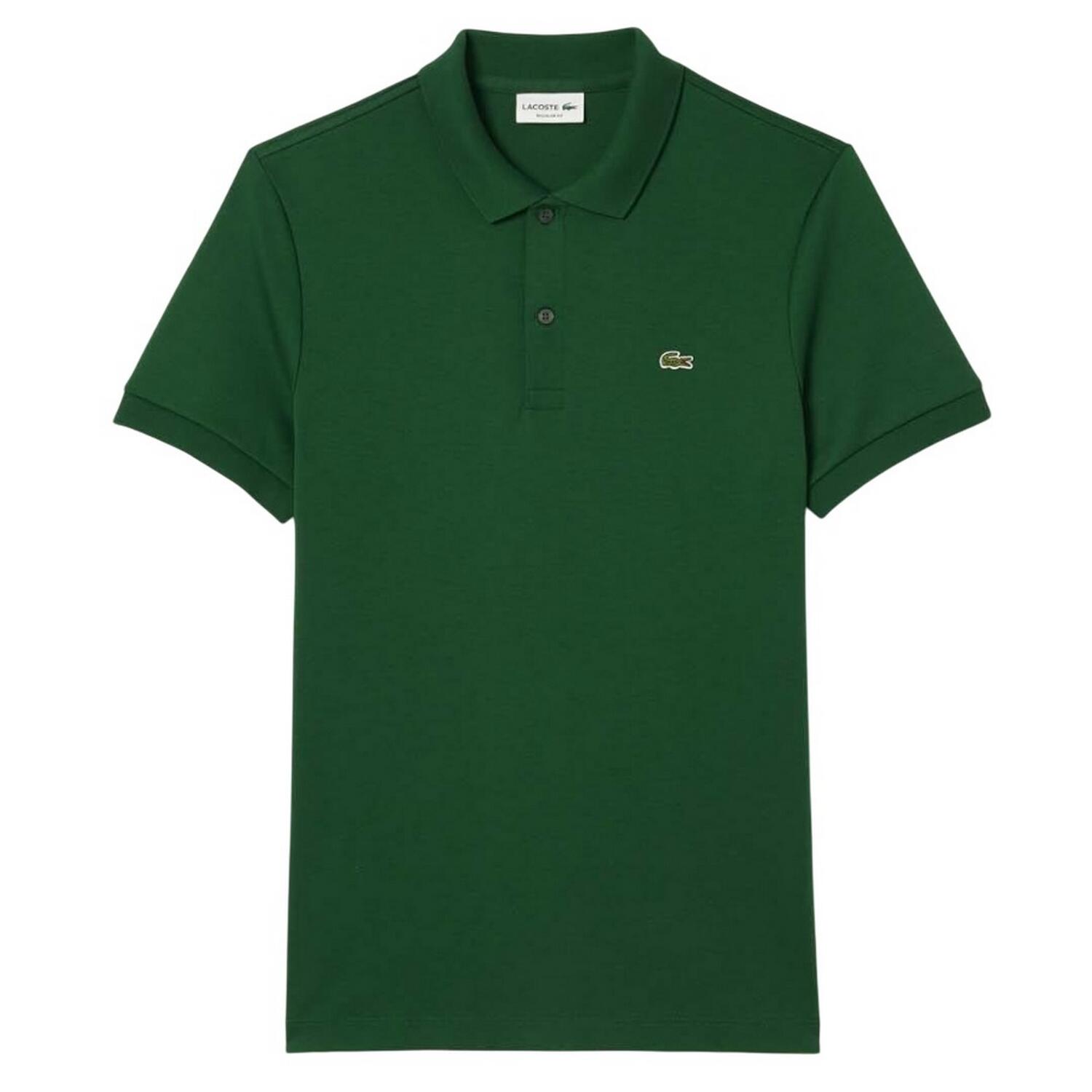 Mens Pima Cotton Regular Polo Shirt (Green) 1/4