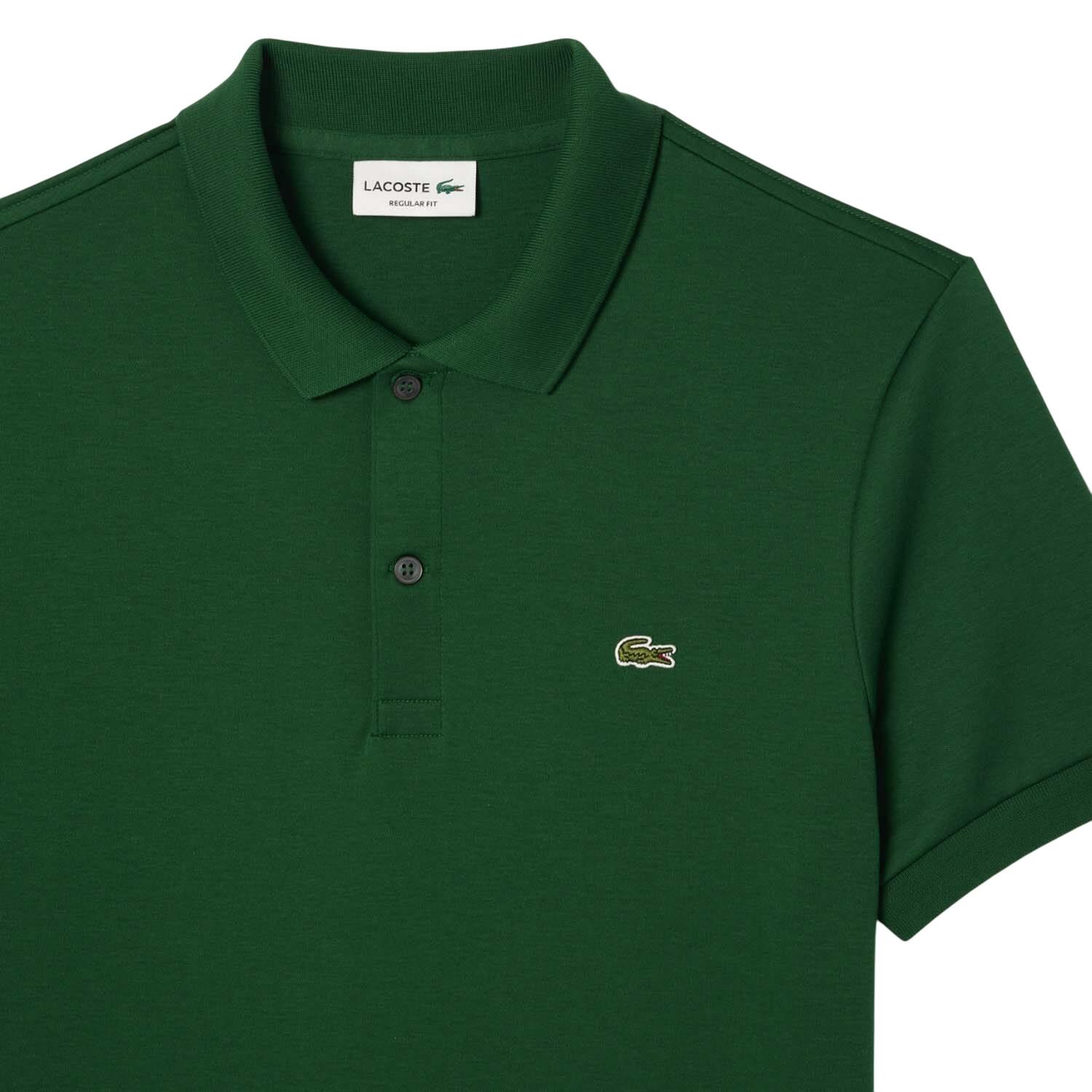 Mens Pima Cotton Regular Polo Shirt (Green) 2/4