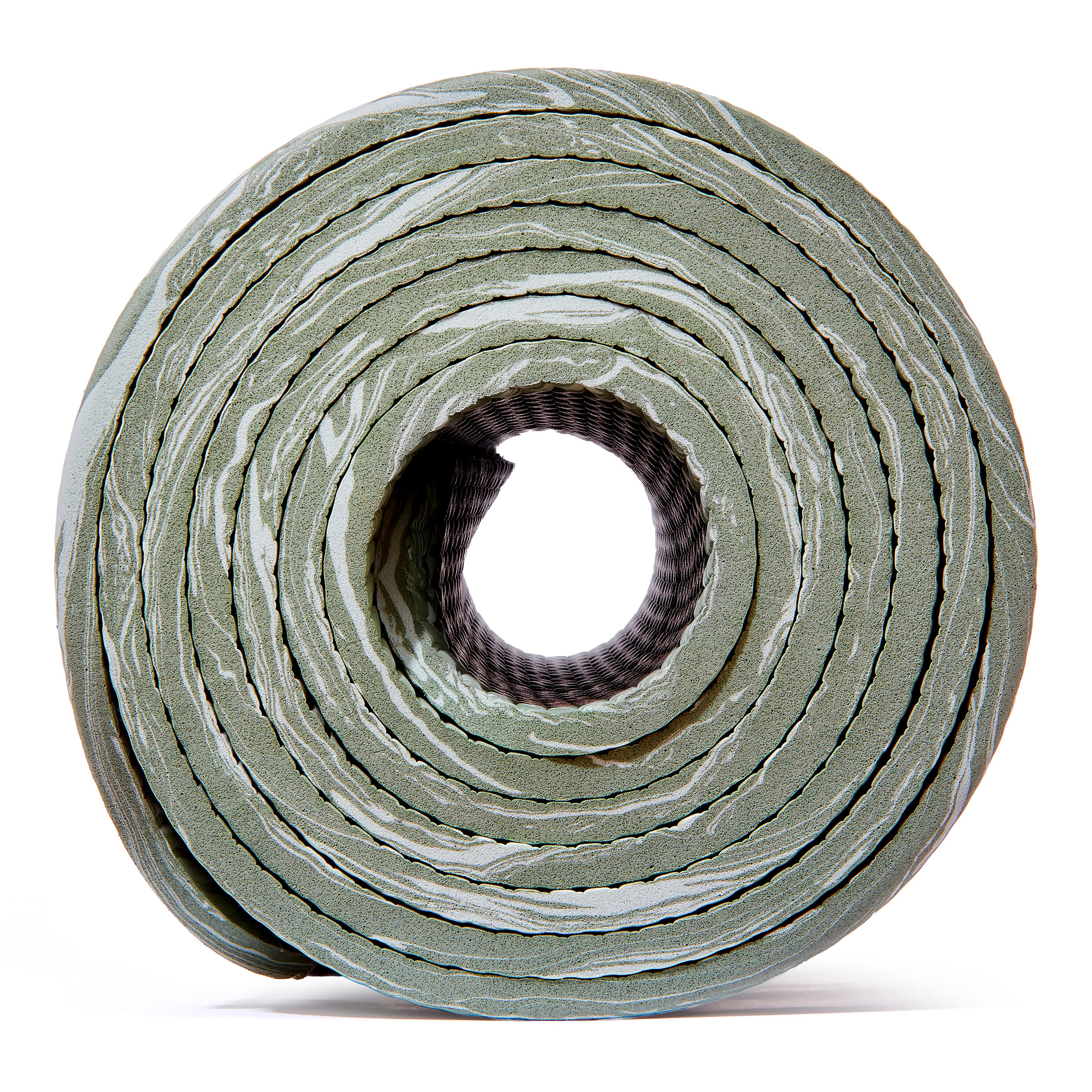 Tapis de yoga Adidas Camo 5 mm, ferme, vert lin 4/7