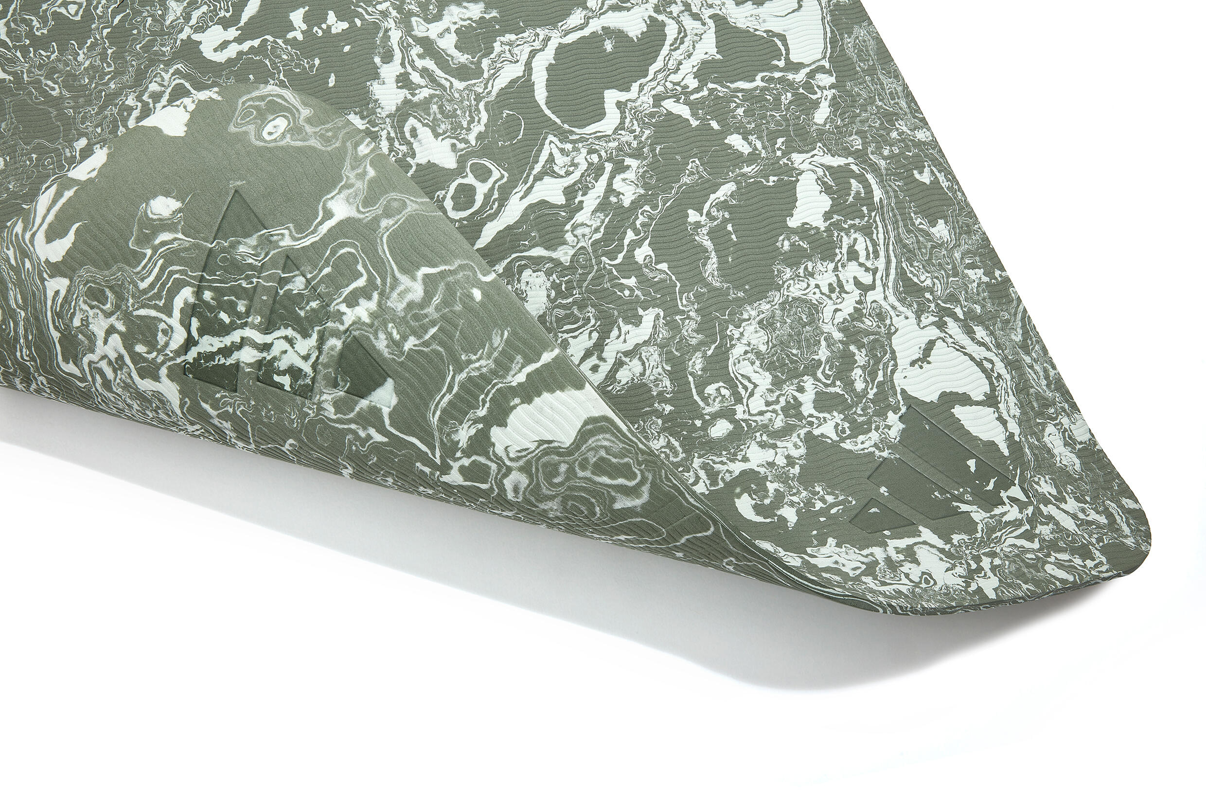 Tapis de yoga Adidas Camo 5 mm, ferme, vert lin 3/7