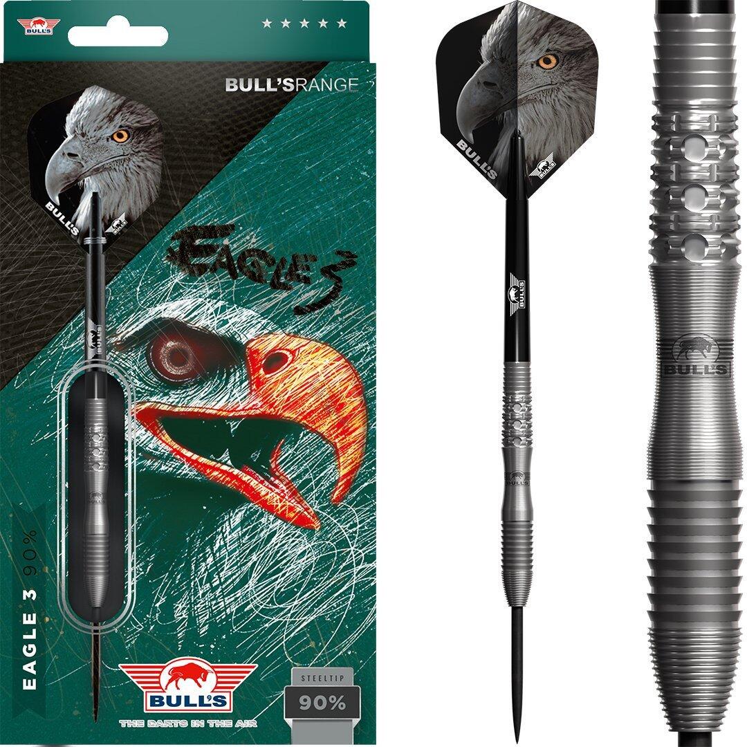 Bulls Eagle 3 90% Tungsten 22 Gramm Steeldarts Dartpfeil 3/3