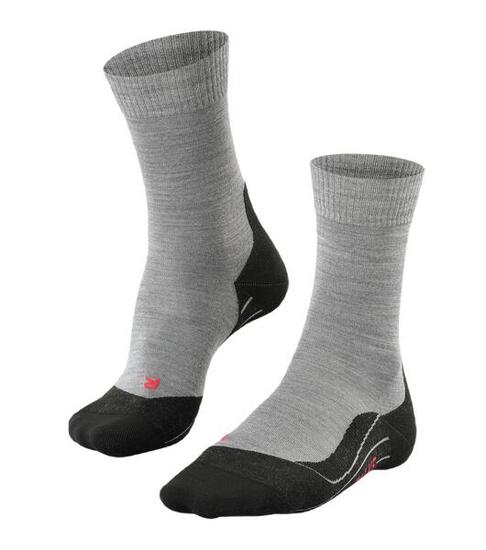 Chaussettes en laine pour femmes gris clair