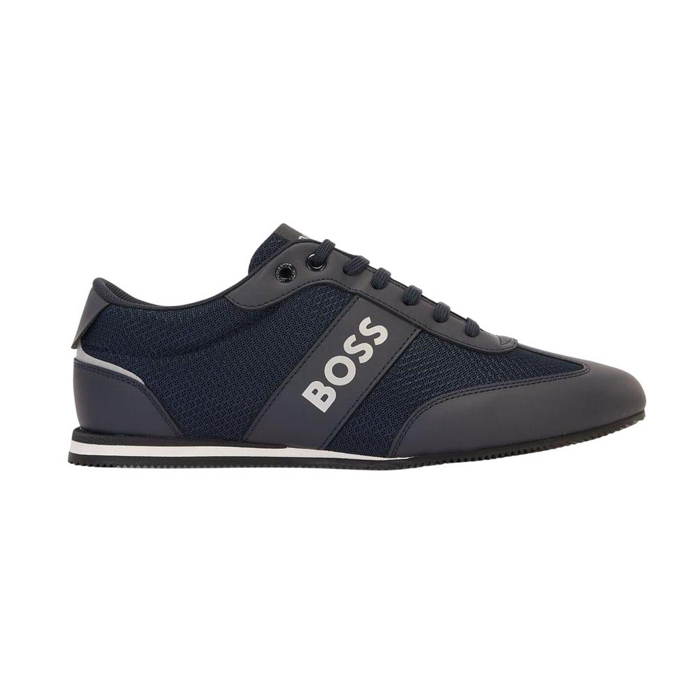 Mens Rusham Trainers (Navy) 3/5