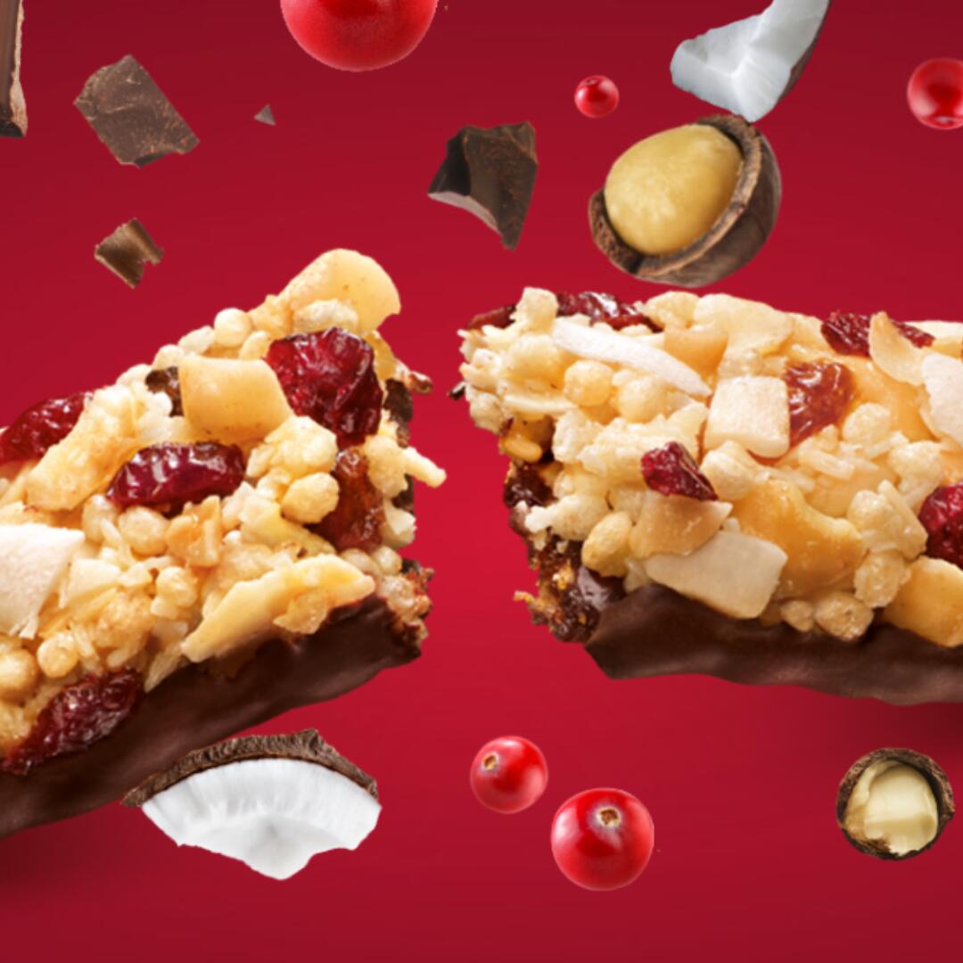 EAT NATURAL - Barre céréales - Chocolat noir - Amandes, cranberries, 12 barres 7/7