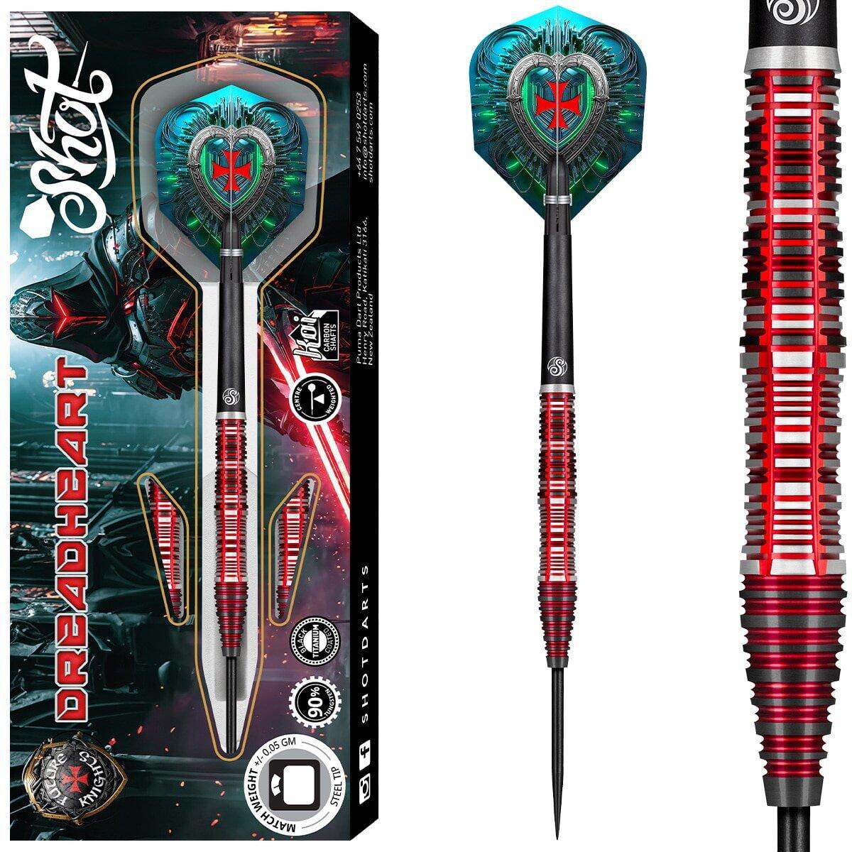 Shot Future Knights Dreadheart 90 % Steeldarts 25gr. 3/3