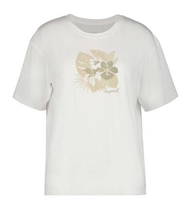 Malibu T-Shirt Dames Korte mouw Optic White