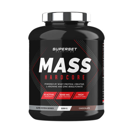 Gainers - Mass Hardcore (2,25kg) - Helado De Fresa