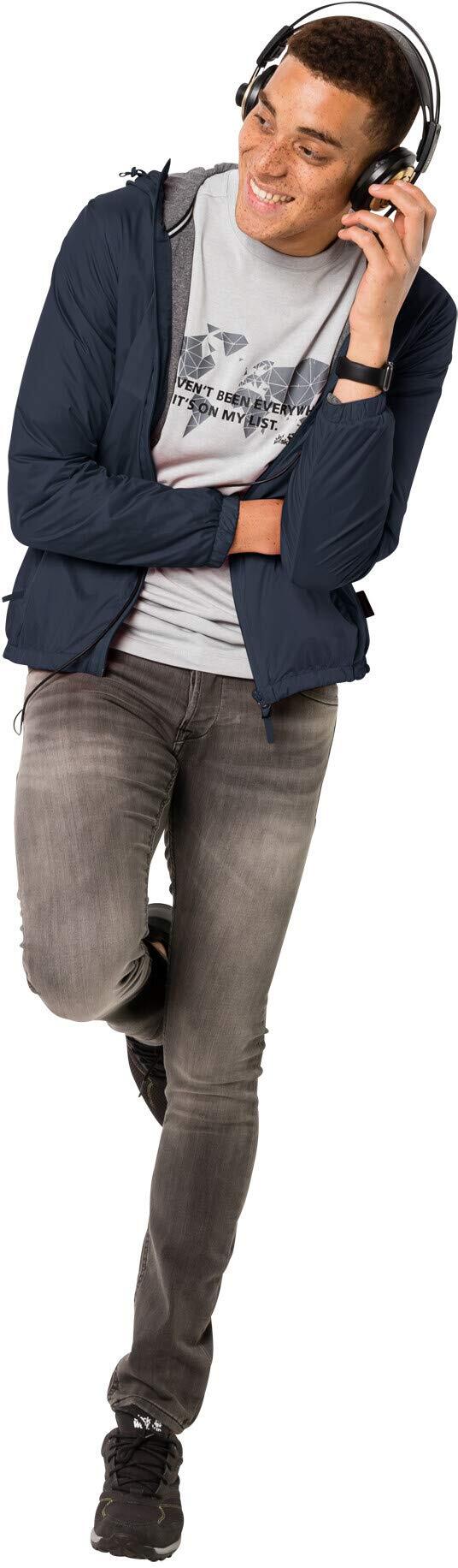 Jack Wolfskin Jwp Breather - Giacca Da Uomo Blu Notte, Taglia L 3/5