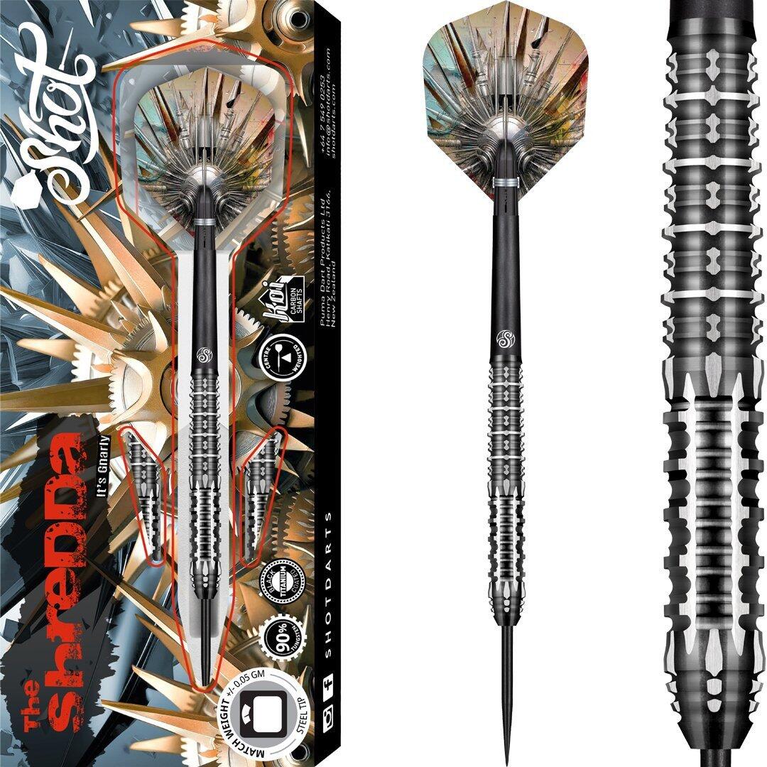 Shot Gnarly Shredda 90% Steeldarts  26g 3/3