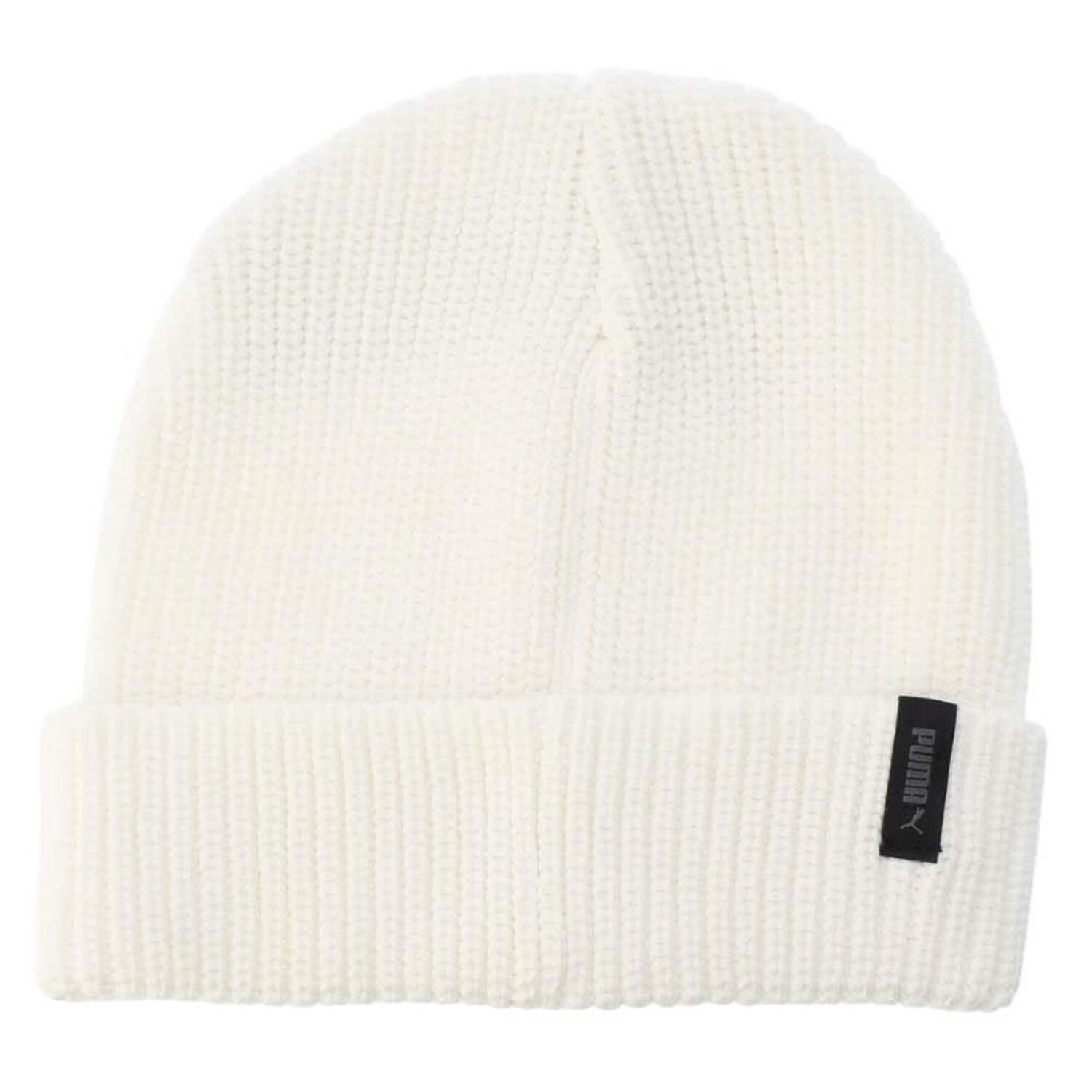 Classic Graphic Cotton Beanie (White) 2/3