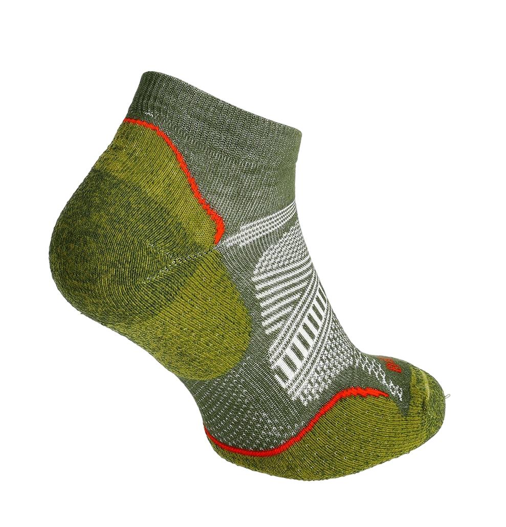 Chaussettes en laine pour hommes Vert 2/3