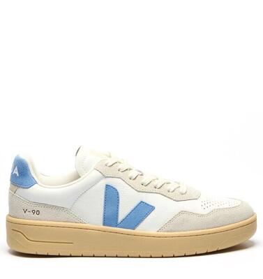 Veja - v-90 sneakers white aqua naturel