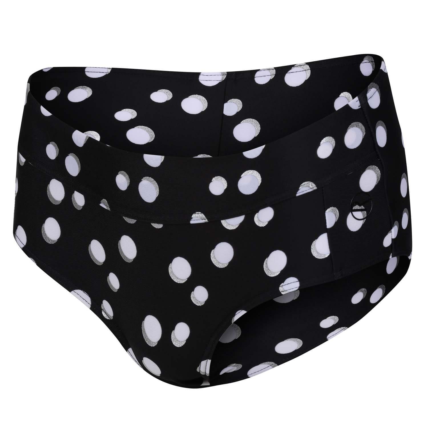 REGATTA Slip Bikini A Pois Donna Regatta Paloma Nero Bianco
