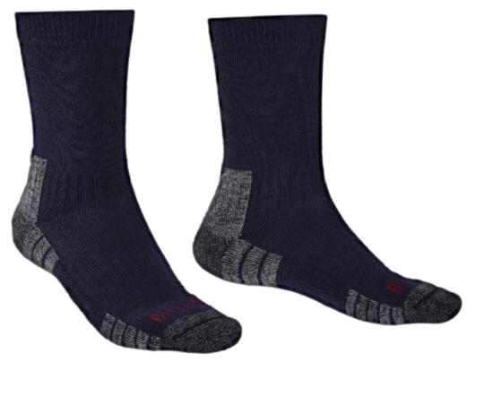 Lightweight Merino Performance Wandelsokken Heren wollen sokken Navy Grey