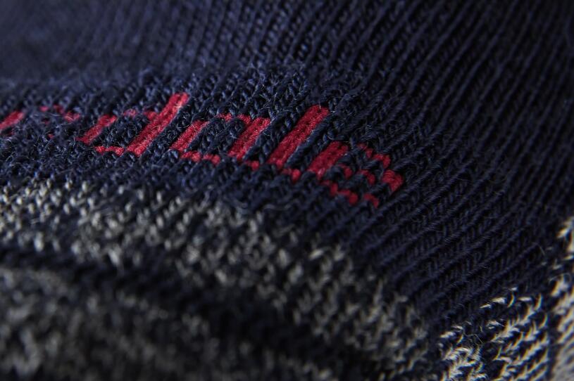 Lightweight Merino Performance Wandelsokken Heren wollen sokken Navy Grey 3/7