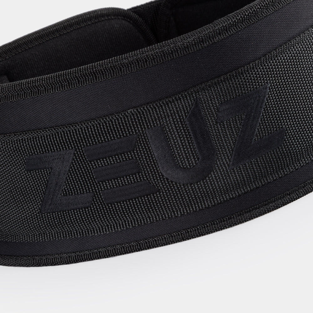 ZEUZ Gewichthefriem – Olympic Lifting belt - Gewichtheffen – Zwart - Maat XS 4/4