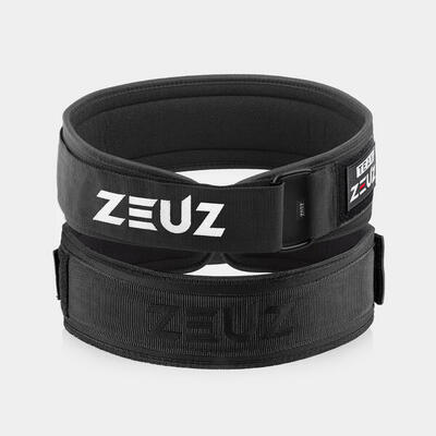 Zeuz gewichthefriem – olympic lifting belt - gewichtheffen – zwart - maat l