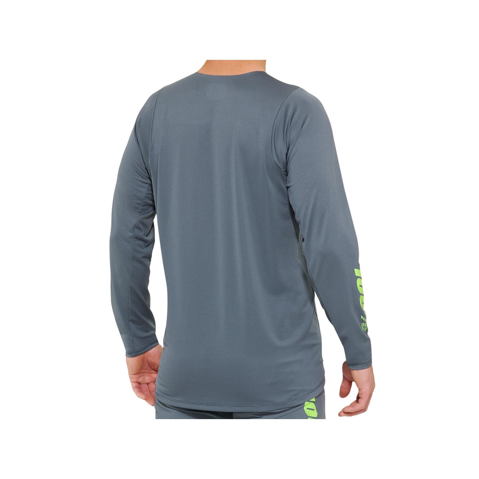 100% R-Core X Long Sleeve Jerseygrey M 2/2