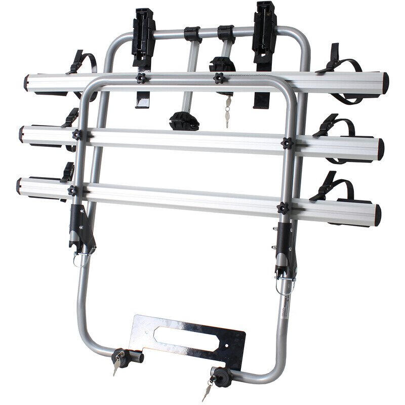Porta-bicicletas traseiro Menabo Shadow T5 para 3 bicicletas 2/5