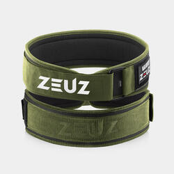 Ceinture d'haltérophilie ZEUZ Taille M, Nylon Noir