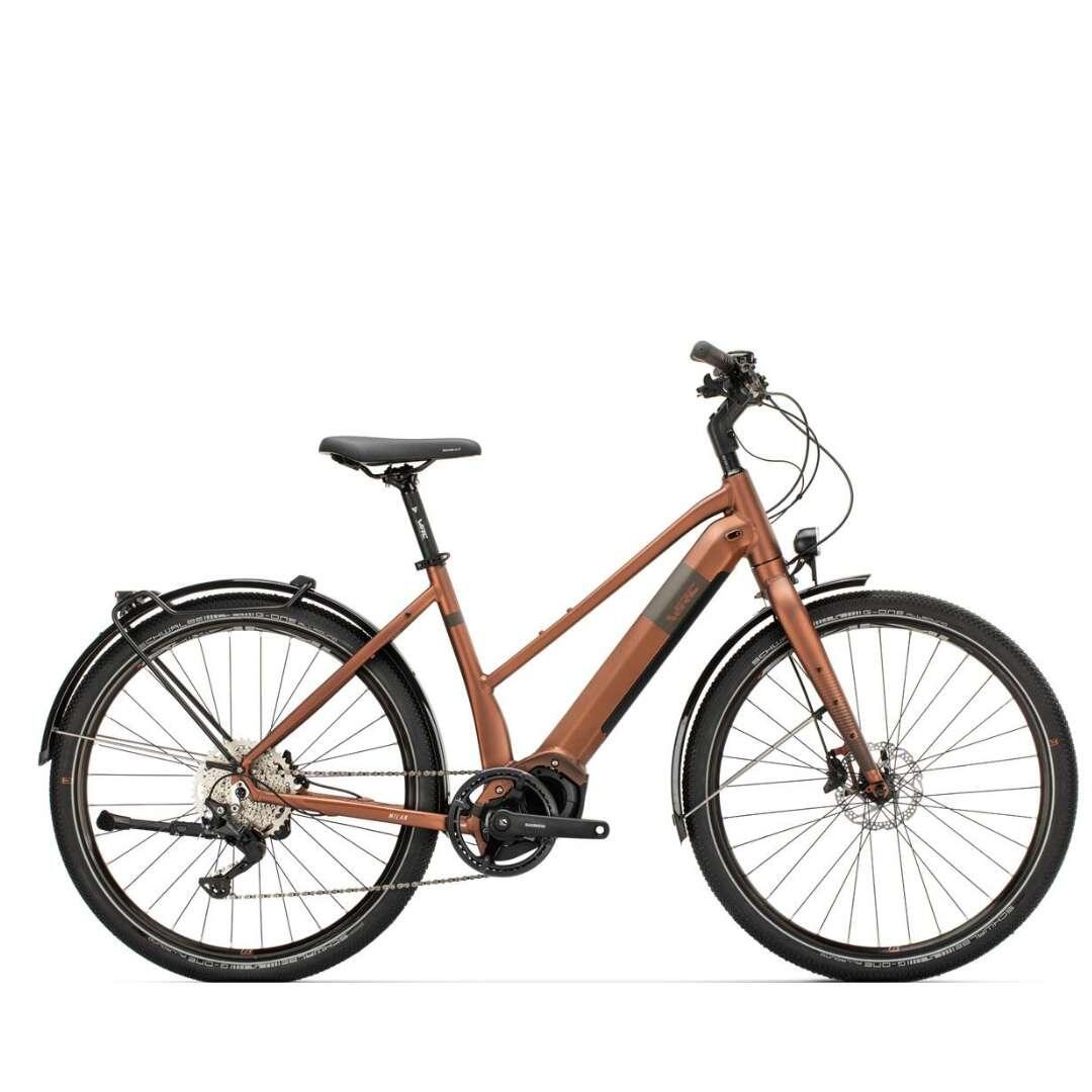 Conor - Second Life - Vélo De Ville Électrique Conor Wrc Milan 504 Wh D'Occasion - Vélo Tout Terrain - Marron - Decathlon