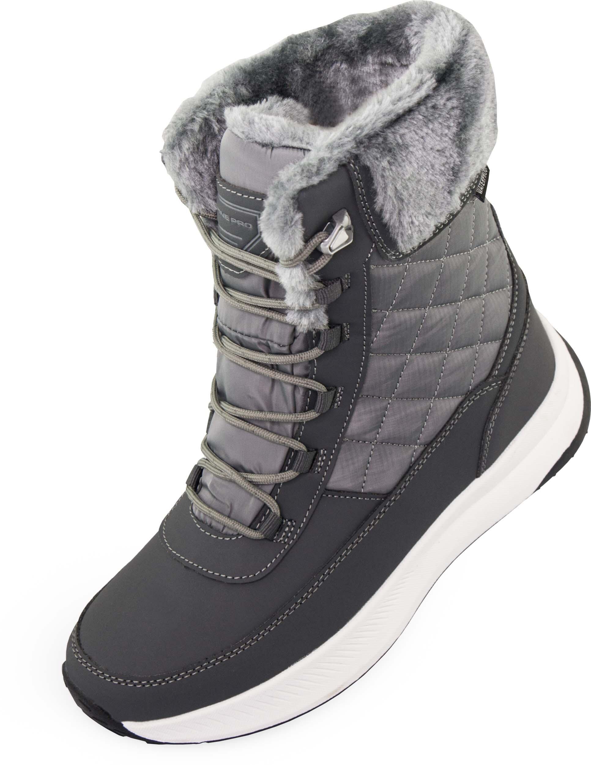 Botas de inverno para mulheres alpine pro aona impermeáveis tamanho 41